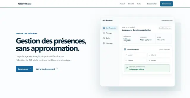 APA Systheme, design d’interface